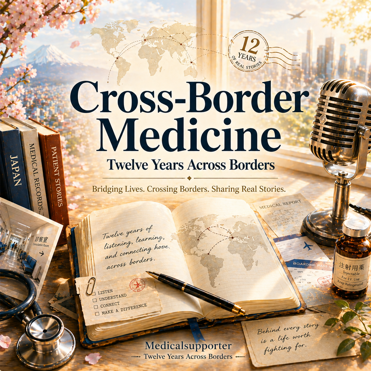 Twelve Years Across Borders podcast cover