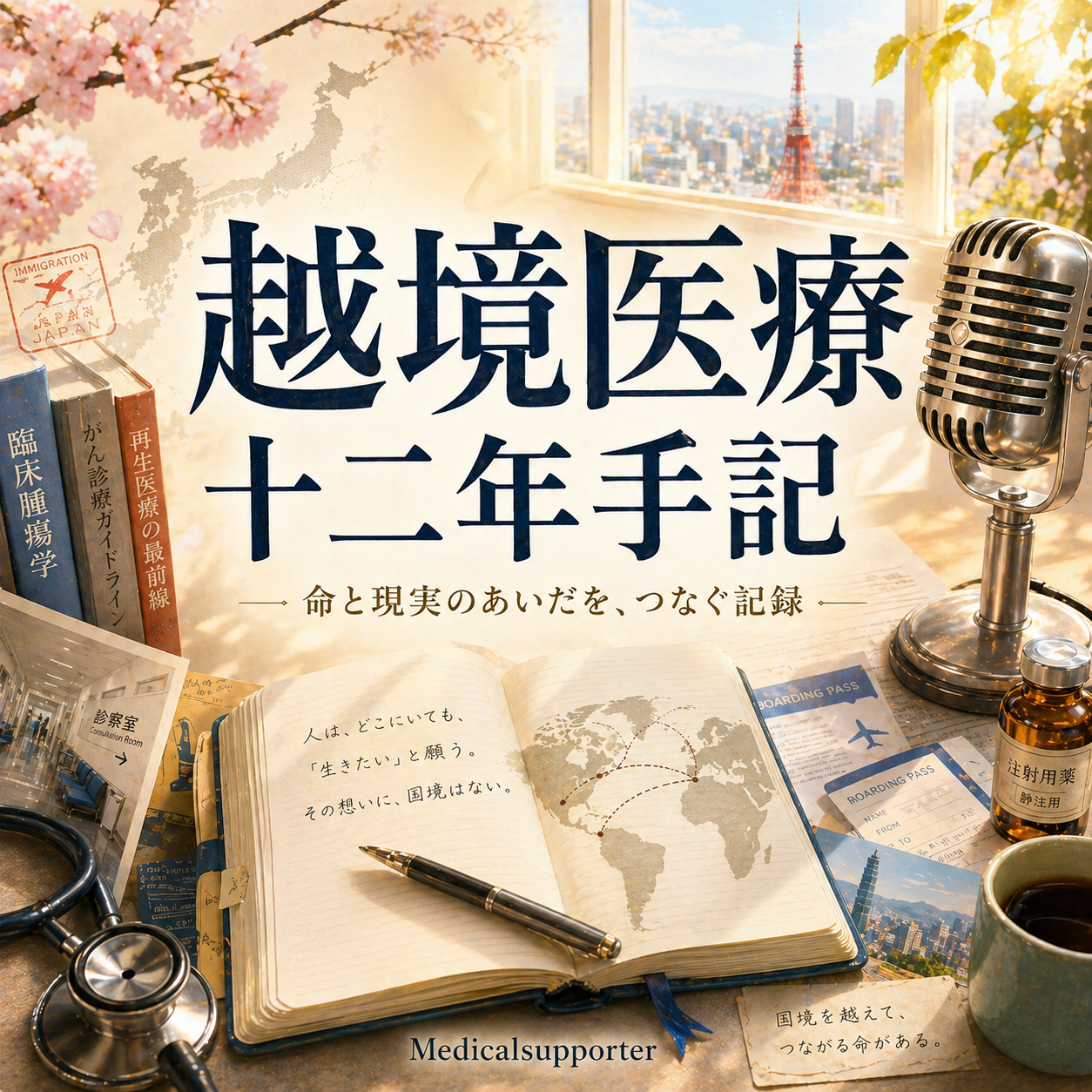 国境を越える医療 12年の記録 podcast カバー